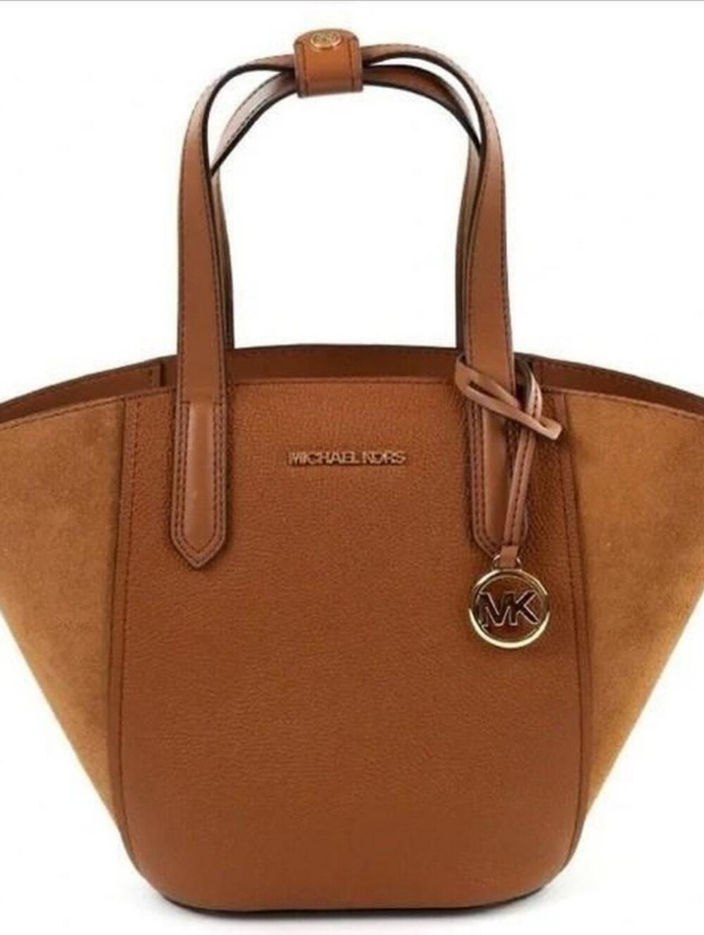 ​N.W.T. Michael Kors Portia Leather & Suede Winged Satchel✨️REASONABLE OFFERS 👍